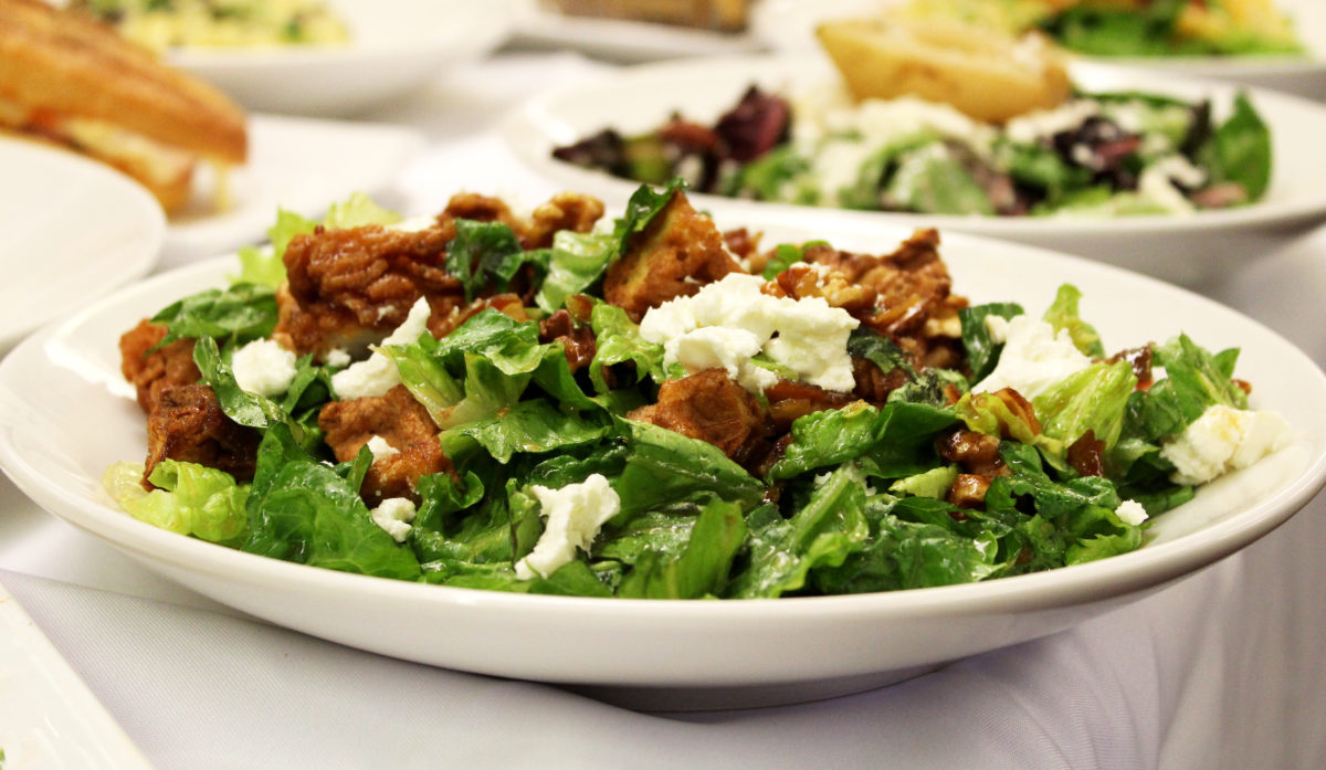 Chicken & Waffles Salad