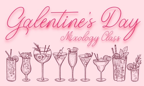 galentines day mixology event image