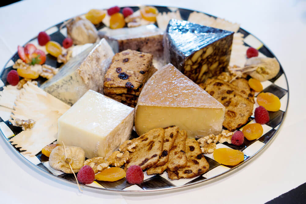 catered cheese platter