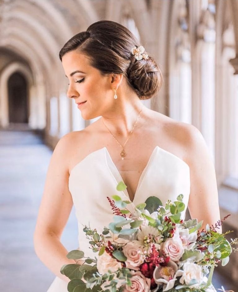 bride closeup