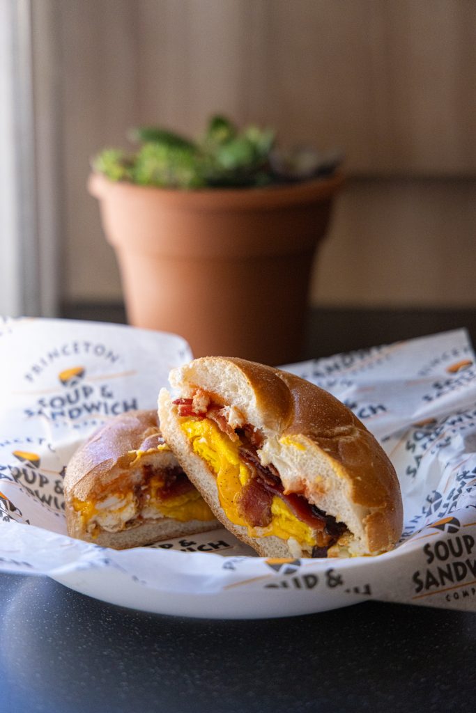 Breakfast sandwich from Princeton Soup