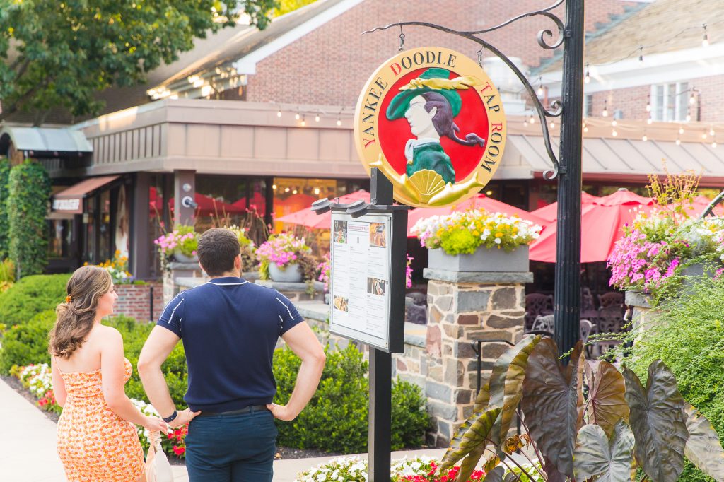 Outside Yankee doodle tap room 