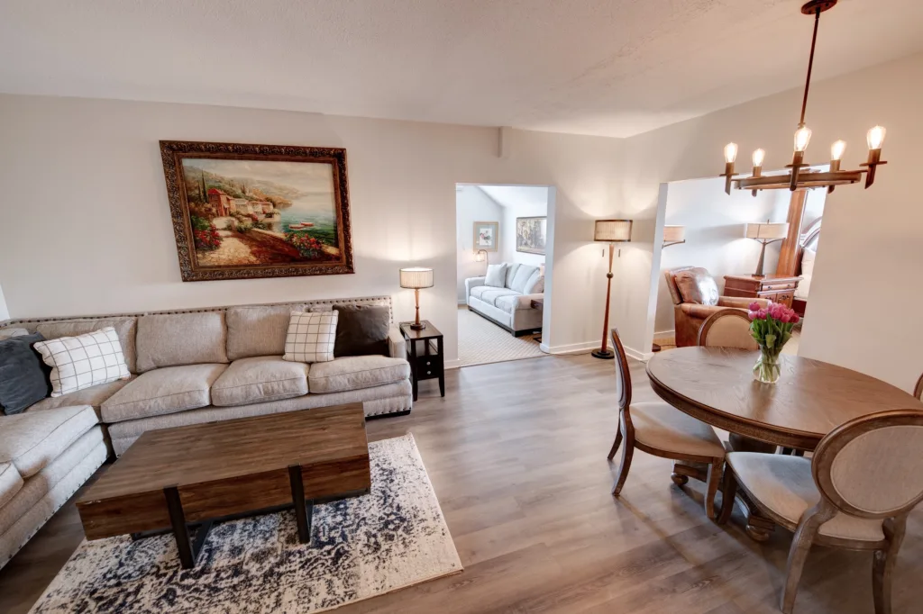 The beautiful and romantic Normal Rockwell suite at the Nassau Inn in Princeton, NJ.
