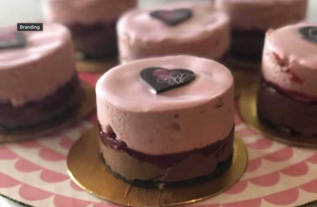 Romantic dessert from Chez Alice Patisserie