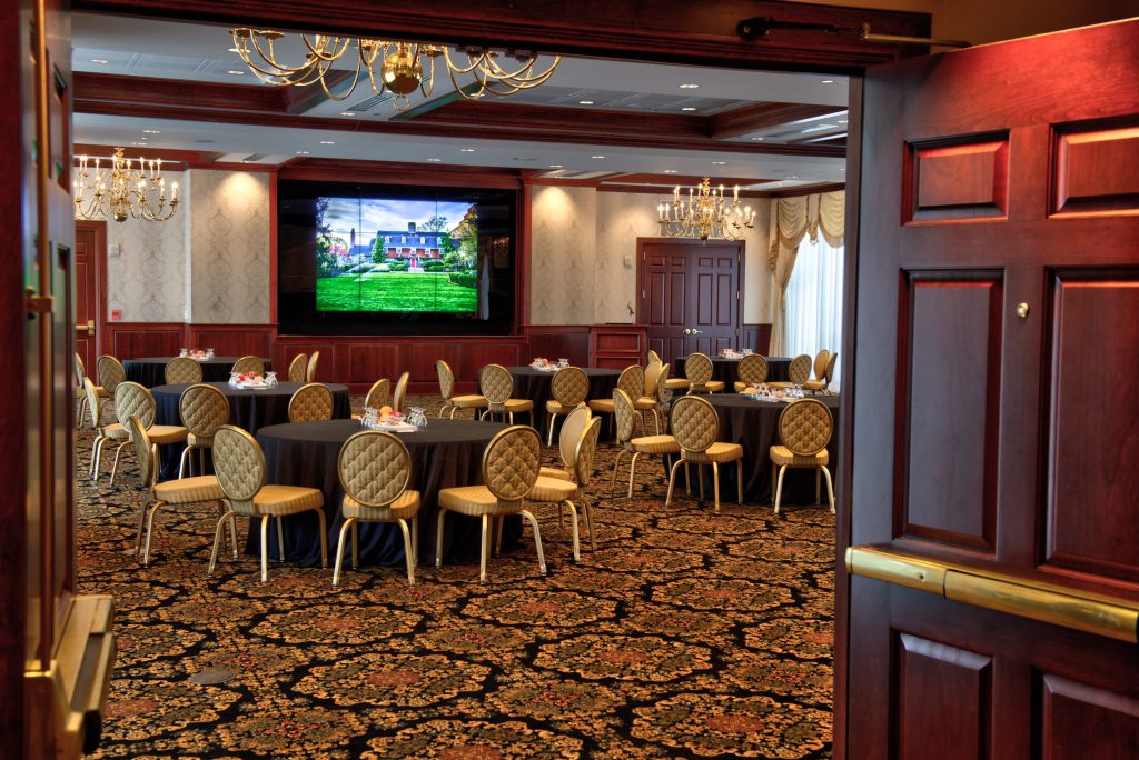 meeting room set up in the Prince William Ballroom