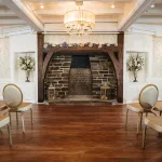 senior room wedding set up