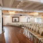 senior room wedding set up