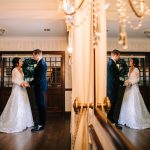 Couple portrait in JW room