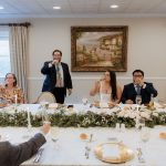intimate wedding reception