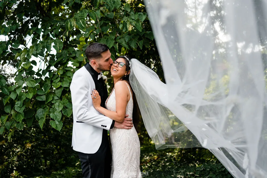 bride and groom portrait 
