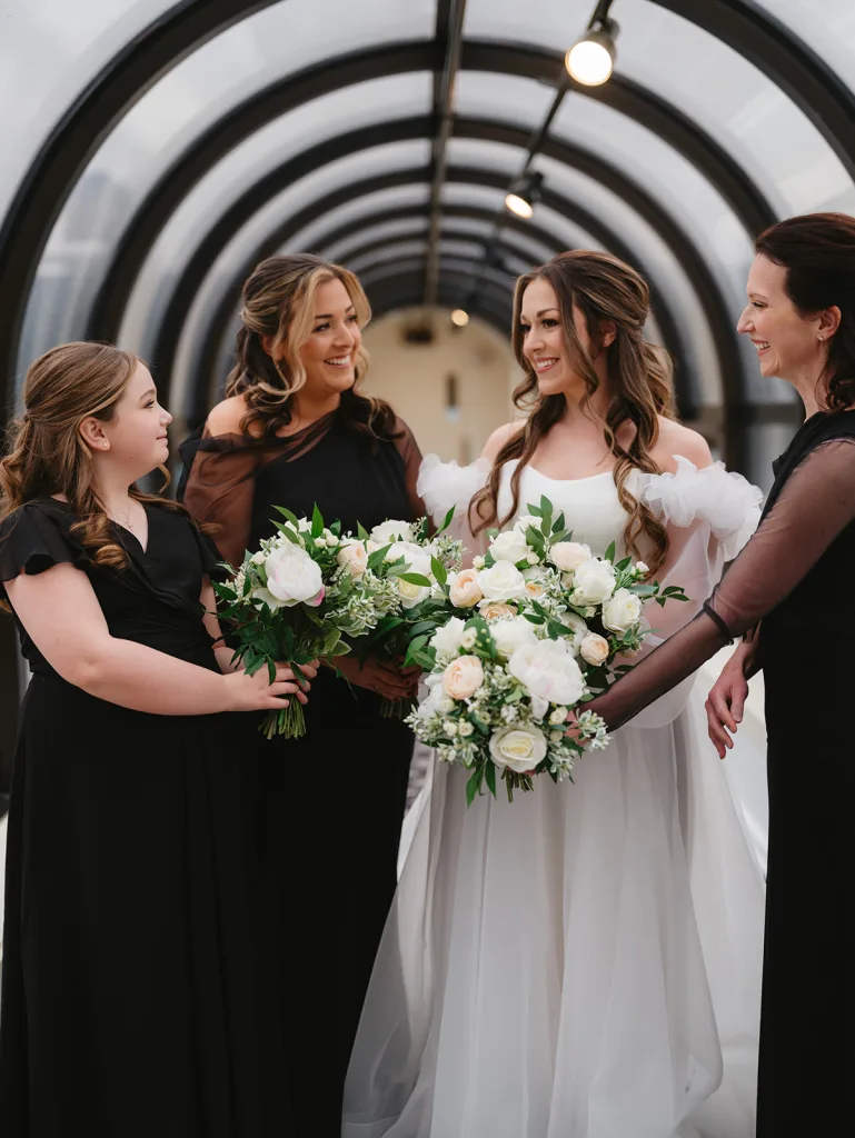 small bridal part protrait