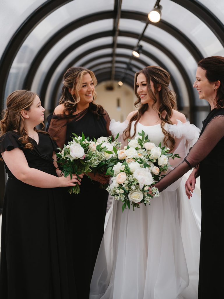 small bridal part protrait
