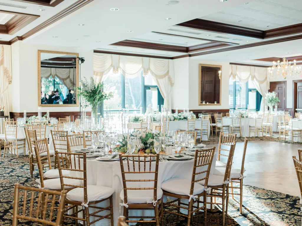 summer wedding in the ballroom