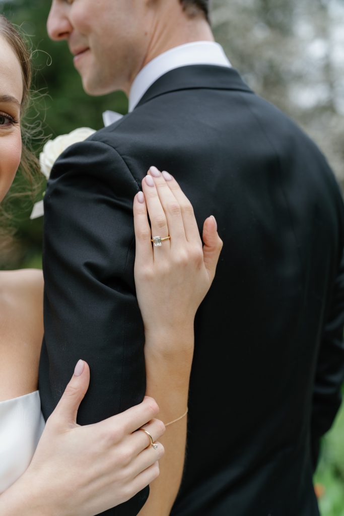 wedding ring close up