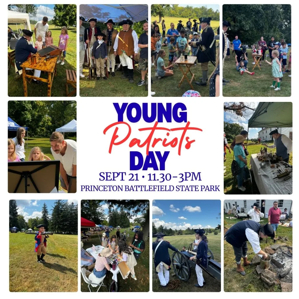 Young Patriots day with the Princeton Battlefield Society