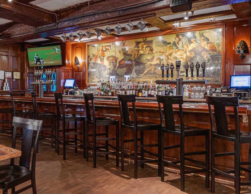 norman rockwell mural historic bar yankee doodle tap room nj
