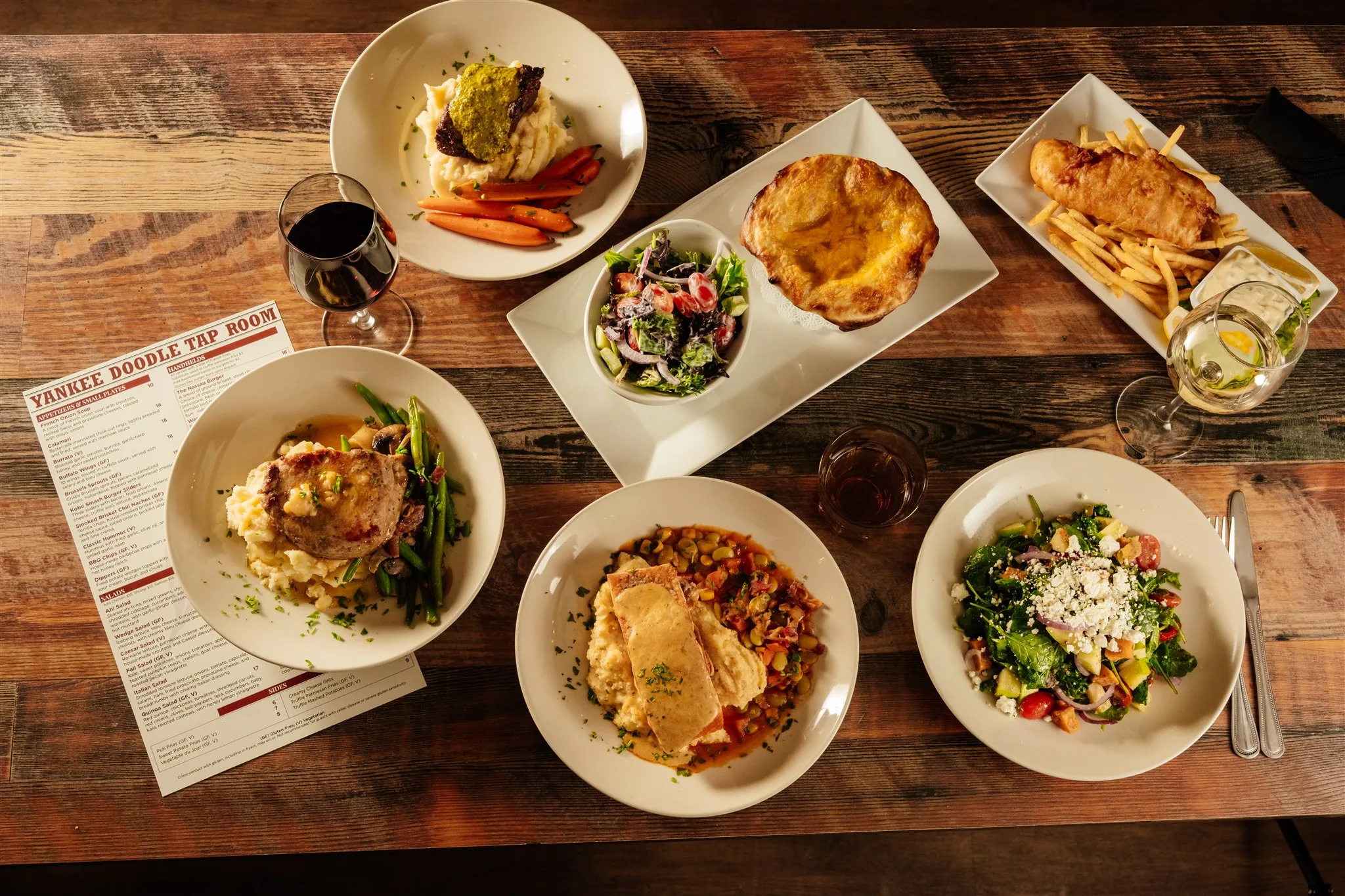yankee doodle tap room fall/winter 2025 menu