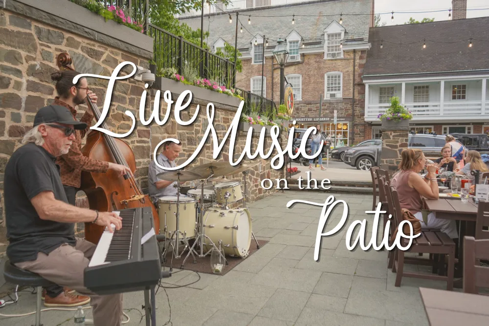 live music on patio